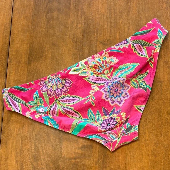 Johnny Was Flamingo Multicolor Bikini, XXL - Picture 8 of 11
